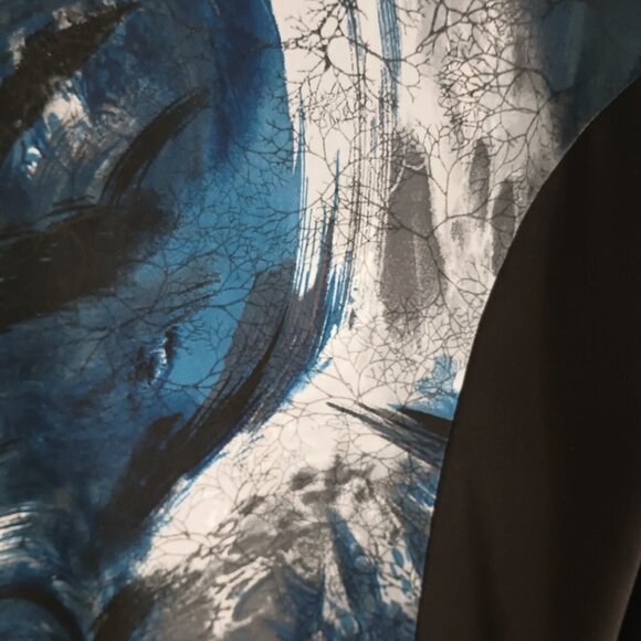 Cazza Petite 3/4 sleeves black tunic with decorative buttons size XL - Picture 5 of 5